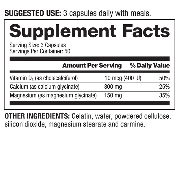 Chelated Cal-Mag with 400 IU vitamin D