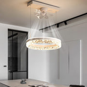 New Ceiling Light Invisible Fan Scandinavian Light Luxury Ceiling Fan Light