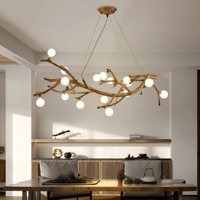 Wabi-Sabi Tree Branch Chandelier