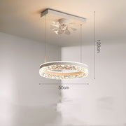 New Ceiling Light Invisible Fan Scandinavian Light Luxury Ceiling Fan Light