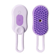 PurrfectPaws 3-in-1 Electric Steamy Brush - Cat & Dog Grooming Comb with Massage & Hair Removal